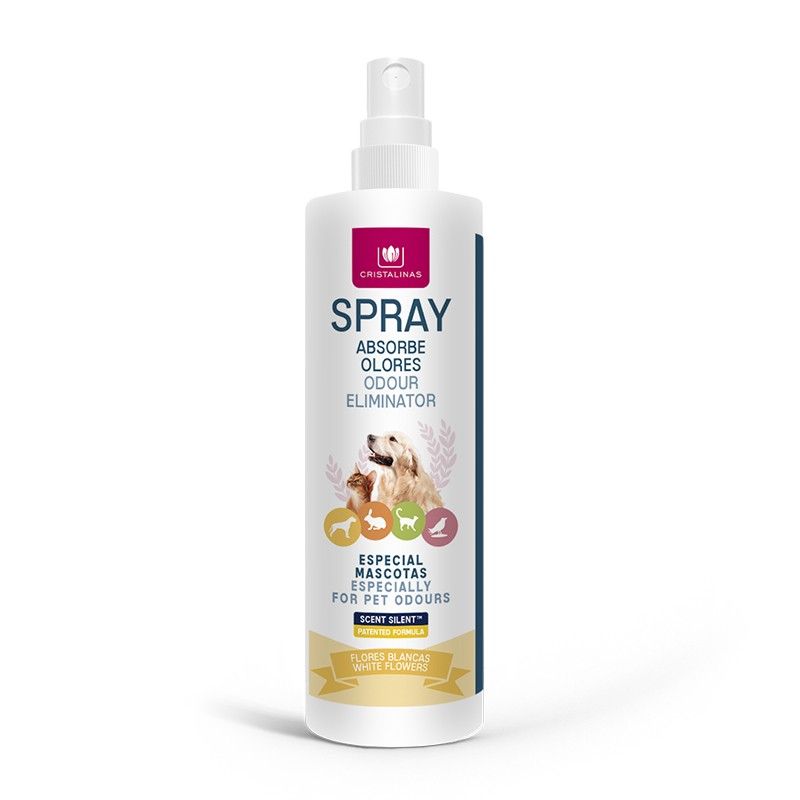 Spray absorbe olores Mascotas 100ml - Cristalinas Aromas Aire Fresco